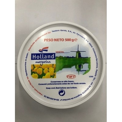 /MARGARINA HOLLAND VEG. 500 G.  |UN| 0,500|12